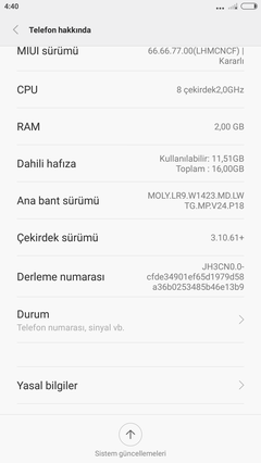  Xiaomi Redmi Note 2 / Prime ✦ Anakonu ✦ Kullanıcılar Kulübü ✦