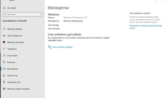 Windows 10 Enterprise LTSC 2019 Sürüm 1809 deneme sürümünde etkinleşme sorunu.