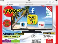  Nexon 39' smart uydu alıcılı led tv ( tavsiye eder misiniz ? ) 799 TL