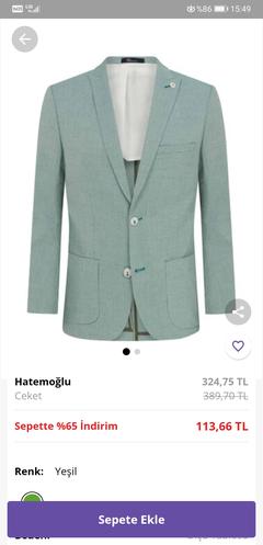 (99,99₺)Hatemoğlu Yeşil-Pembe Ceket(44-46-48-50-52)