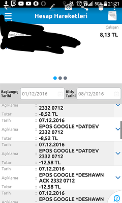  Yapıkredi bankası Google Epos Kesintileri