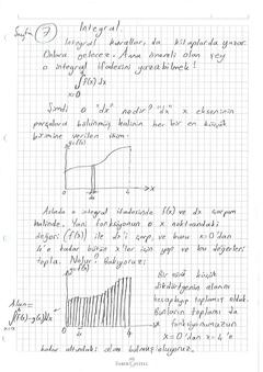  Türev-İntegral mantıgını anlamaya yardımcı 14 sayfalık özel not