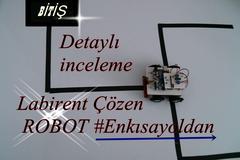 Çizgi Labirenti Çözerek Kısa Yoldan Çıkışı Bulan Robot Detaylı inceleme