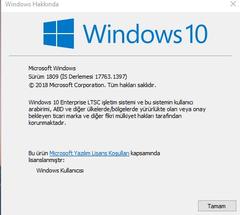 Windows 10 Enterprise LTSC 2019 Sürüm 1809 deneme sürümünde etkinleşme sorunu.