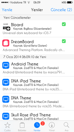  ~ iOS 7 - 7.1.2 Jailbreak ÇIKTI !!! ~ (JB Yapımı, Repo, Tweak ve SSS)