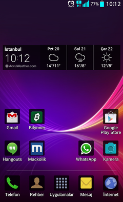  LG G2 için Gflex tema ve şeffaf nav.bar