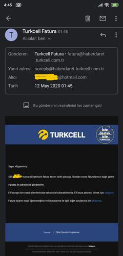 Turkcell Mail (Dolandırıcı Şüphesi)