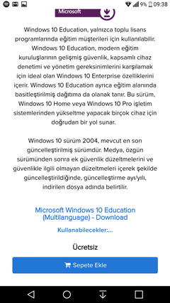 ÜCRETSİZ Microsoft Tarafından Windows 10 Education,Office 365+Onedrive 1tb(Üniversite Öğrencilerine)