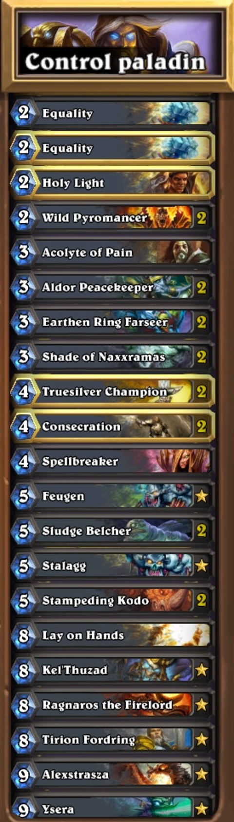 Paladin Deckleriniz/Stratejileriniz
