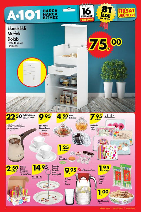 A101 16 Temmuz 2015 Aktüel