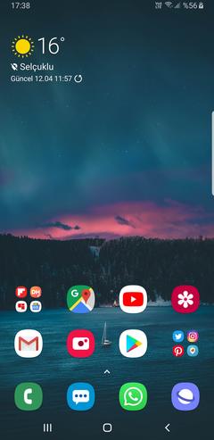 Samsung Galaxy Ana Ekran ve Uygulamalarımızı Paylaşalım