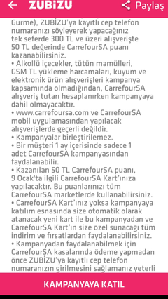 Axess mobil , Zibuzu ve Carrefour kombosu ayın ikinci kombosu