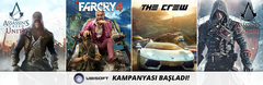  2KGAMES & UBISOFT Oyunlarında Şok İndirim!