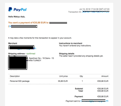 Paypal Para Transferi, Ebay - Etsy - iptv Alışverişi İçin BURAYA