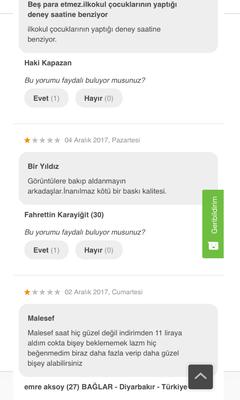 Hepsiburada Mobil APP Ev Dekorasyon ürünleri | 30x30 Tablolar 2.91 TL | 3'lü ayna 8.40 TL 