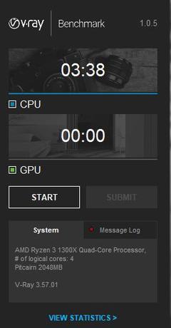 CPU - GPU Global V-Ray Benchmark