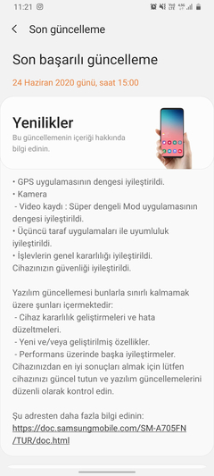 SAMSUNG GALAXY A70 [ANA KONU] VE NİHAYET ANDROİD 11 GELDİ!