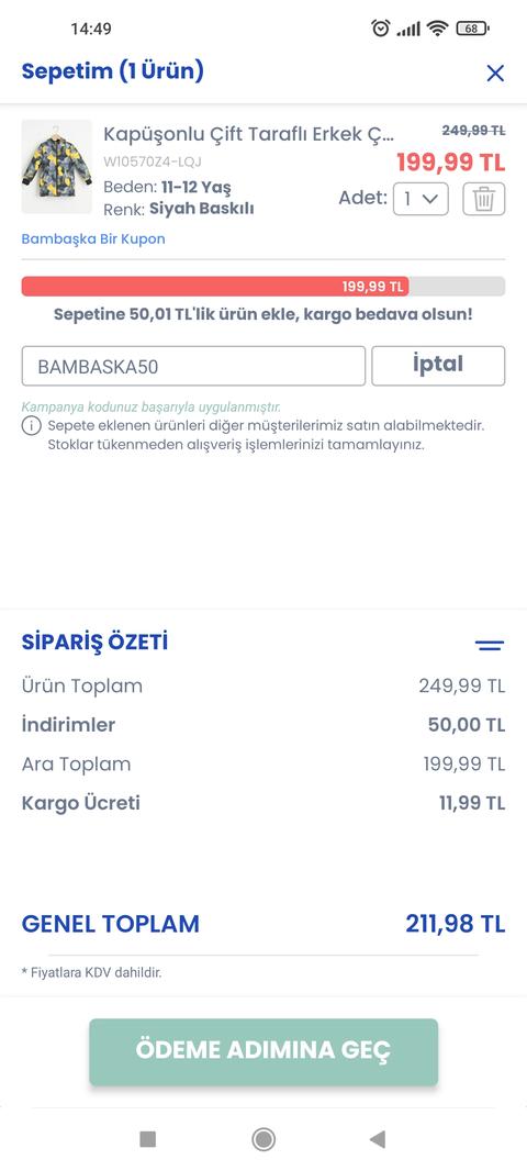 LCW Waikiki 100/50 indirim kuponu