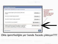  Facebookta beğendiğim fotoğrafların ve yaptığım yorumların arkadaşlarım tarafından görünmesin