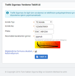  SBM 'Trafik Sigortası Yenileme Teklifi' ekranı hakkında her şey