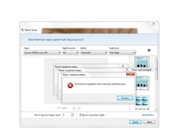  resim yazdırma hatası acil yardım lütfen