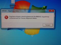  cmd.exe 0xc0000142 Hatası