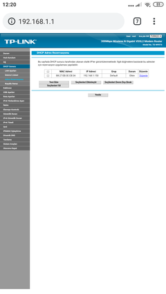  TTNET VDSL MODEM TP LİNK TD-W9970