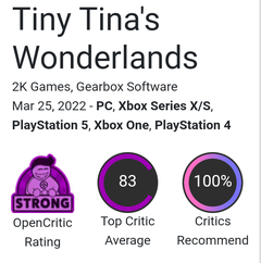 Tiny Tina's Wonderlands [PS5 / PS4 ANA KONU] - Borderlands Spin-off