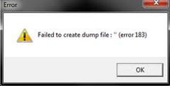 Company of heroes 2 "failed to create dump file" (error) hatası