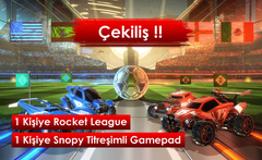  Rocket League ve Titreşimli Gamepad Hediyeli Ediyoruz