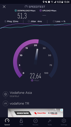 TÜM OPERATÖRLER 4,5G HIZ TESTİ [ANA KONU] 5G YE DOĞRU ADIM ADIM