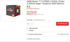 AMD masaüstü Raven Ridge APU’larının bir kısmını detaylandırdı-işte fiyatlar