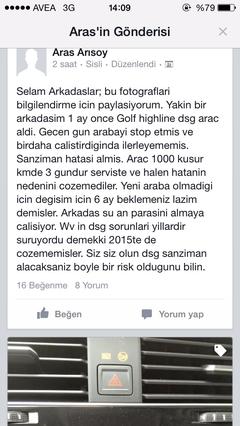  Yıl 2015 ve hala DSG hatasi!