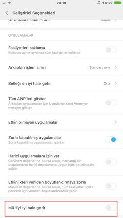 MIUI Bildirimler için izin ayarları (V7-8-9)