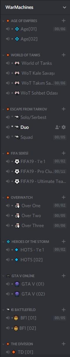 FIFA, PES, NBA için Discord  Sunucusu