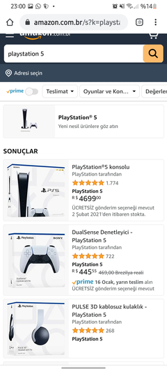 Amazon Yurtdışı PlayStation 5 Sipariş Konusu