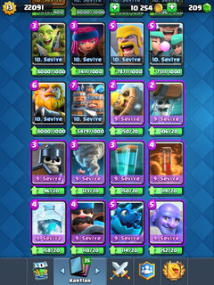 Satılık 2 adet Clash Royal Hesabı-2. Hesap