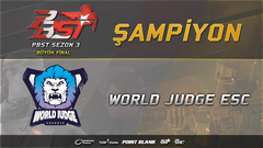 ŞAMPİYON WorLd Judge Esport oldu!