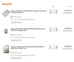 En Ucuz Laptop HDD arıyorum