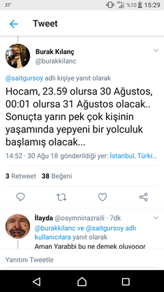 BURAK KILANÇ YENİ TWEET / SONUÇLAR 00.01'DE GELEBİLİR! 