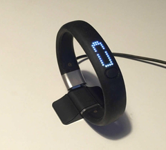 NİKE FUEL BAND BLACK GRAY M-L