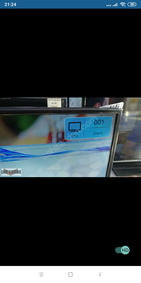 Telenova 82 Ekran 4K Dahili Uydulu Android TV
