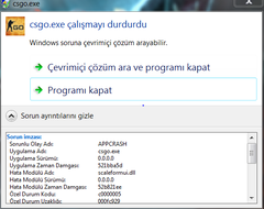  CS:GO ve tüm steam oyunlarında APPCRASH hatası hızlı çözüm lazım