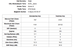 Stabil Olmayan Çok Düşük İnternet Hızı (100 Kbps!)