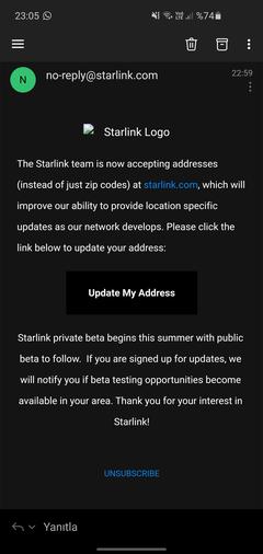 Starlink Beta Kayıtları Başladı, Talebimizi Göstermek İçin Kaydolun