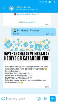 Bip Hediye Avı!