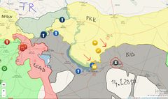 # PKK Rakka&#39;ya İlerliyor ~ (Türkiye Cumhuriyeti&#39;nin Güney Sınırının Hali) -Haritalar