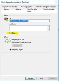 Windows 10 için Sürekli Tetiklenen Otomatik Güncelleştirmeleri Durdurma (WindowsUpdate)
