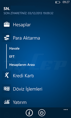  İşCep Windows Phone 8 uygulaması çıkmış