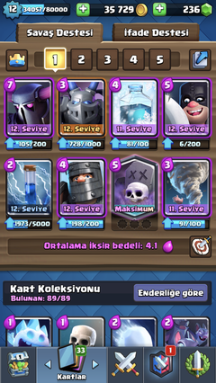 Clash royale hesabı 